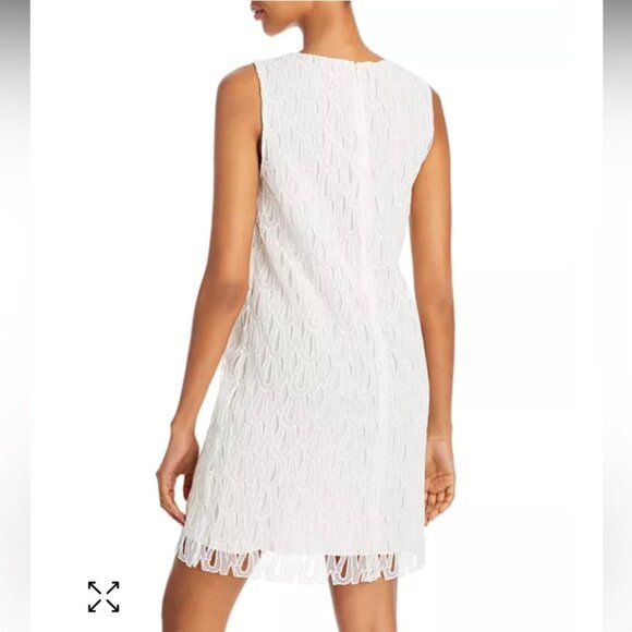 NWT Jason Wu Short Monogram White Lace Sheath Dress Size 0 - Picture 3 of 4